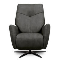 RELAXSESSEL Textil Schwarz  - Schwarz, Design, Textil/Metall (76/107/88cm) - Livetastic