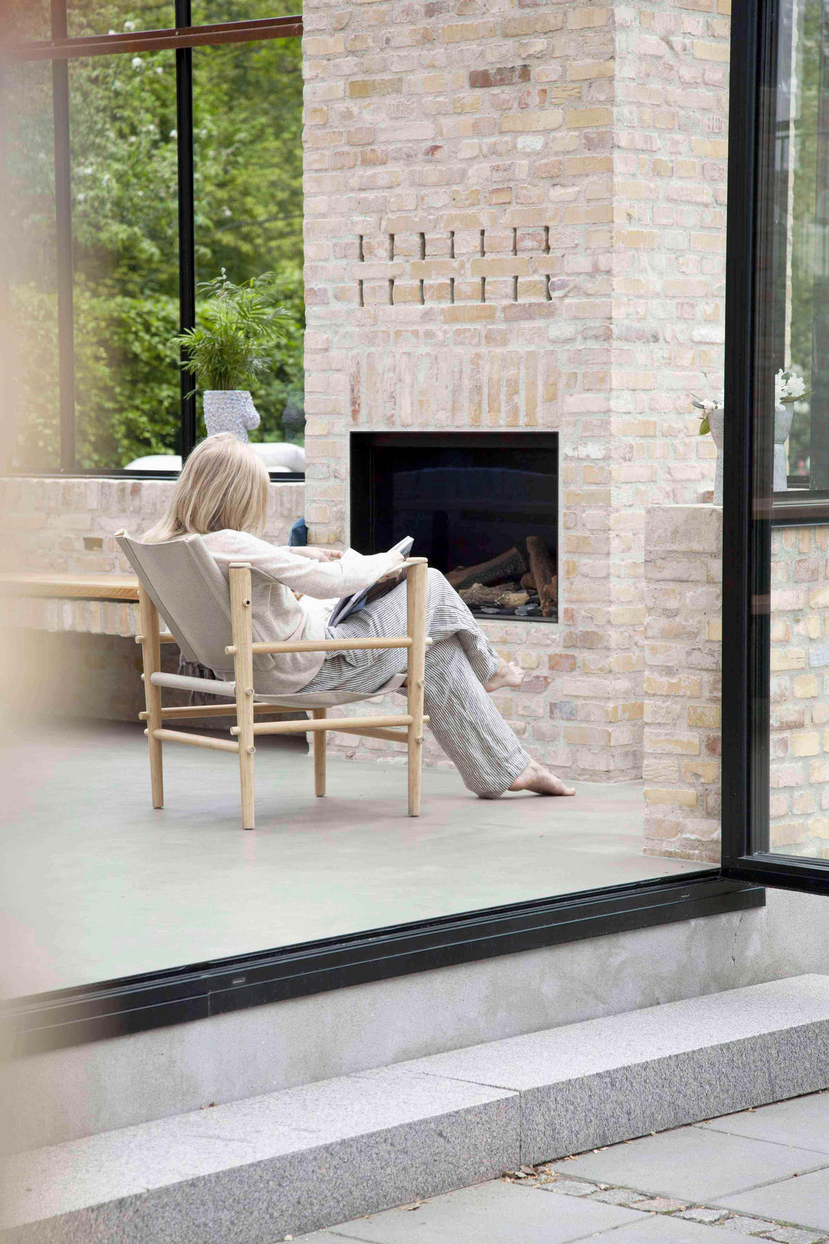 LOUNGESESSEL  - Beige/Naturfarben, Design, Holz (59/79/61cm) - MID.YOU
