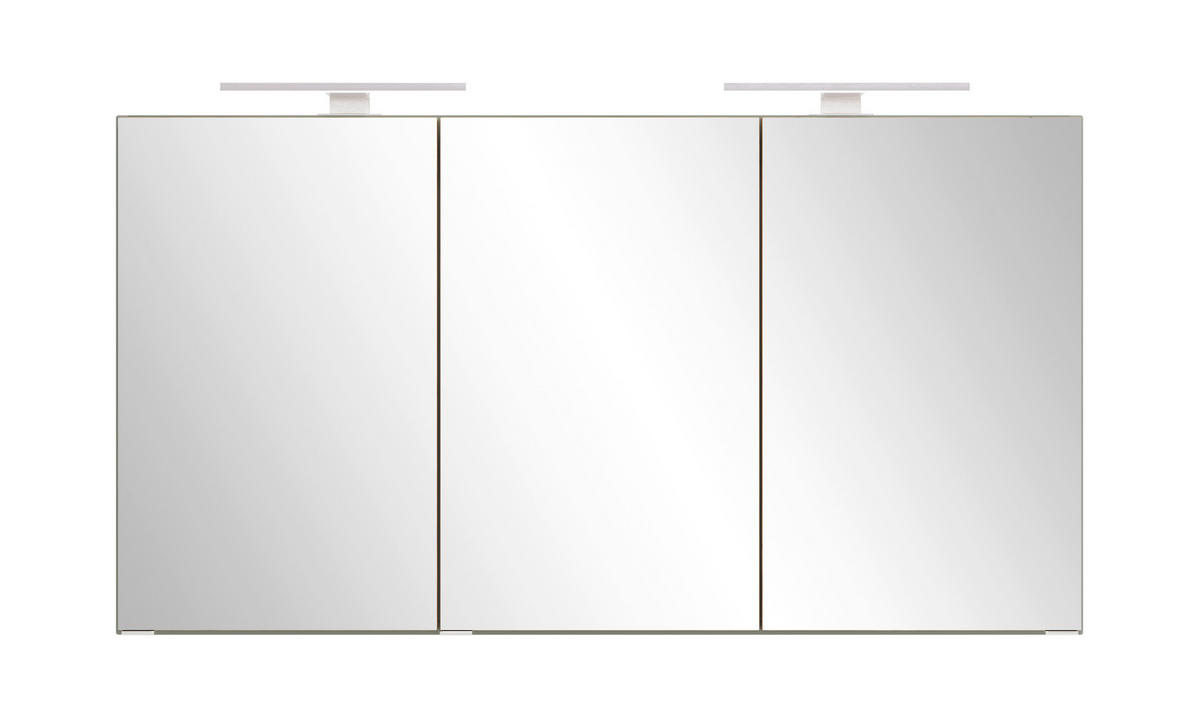 BADEZIMMER  in 120 cm  - Schilfgrün/Wildeiche, Trend, Glas/Holzwerkstoff (120cm) - Held