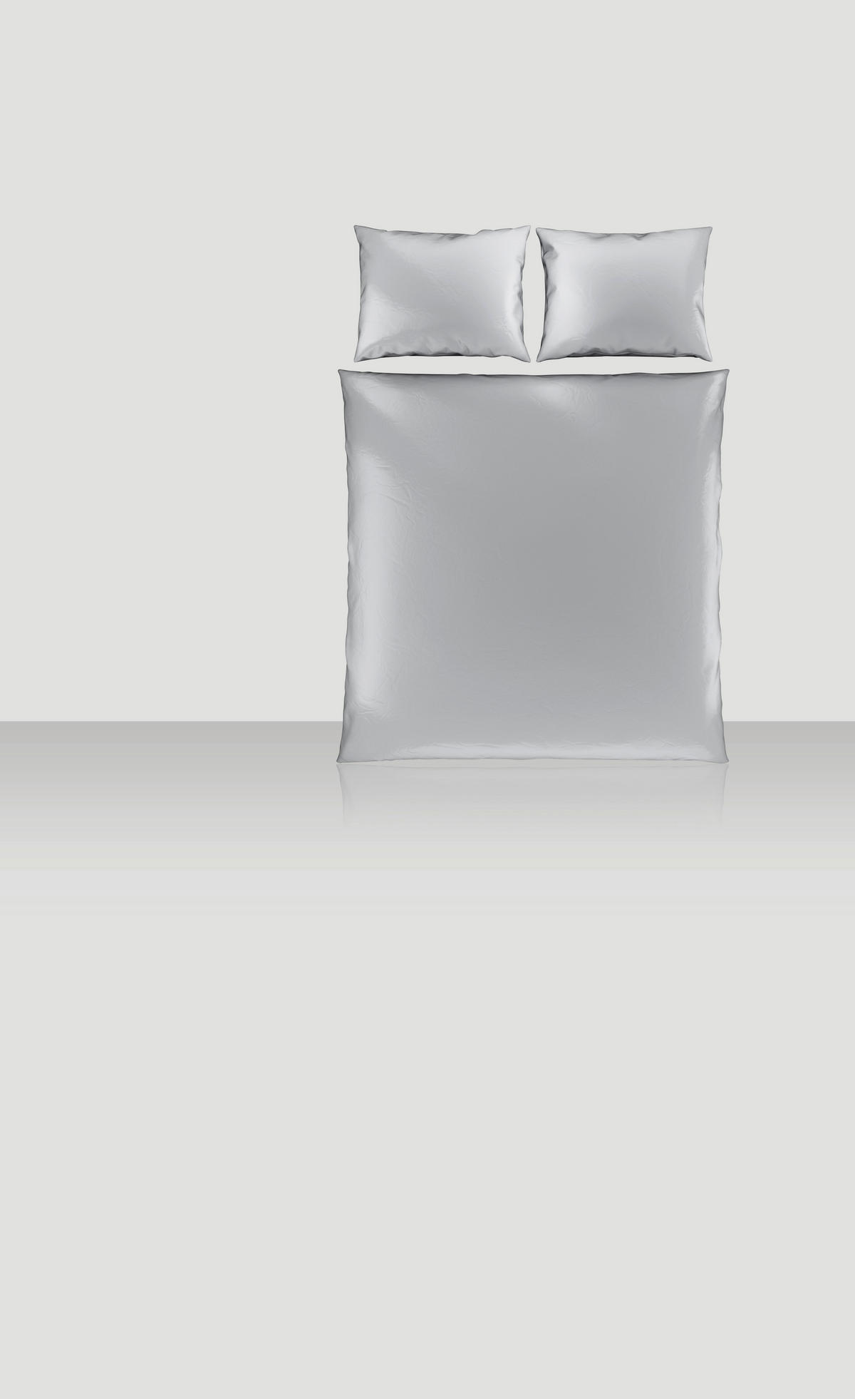 POSTELJINA 200/200 cm  TANJA  - srebrne boje, Basics, tekstil (200/200cm) - Novel