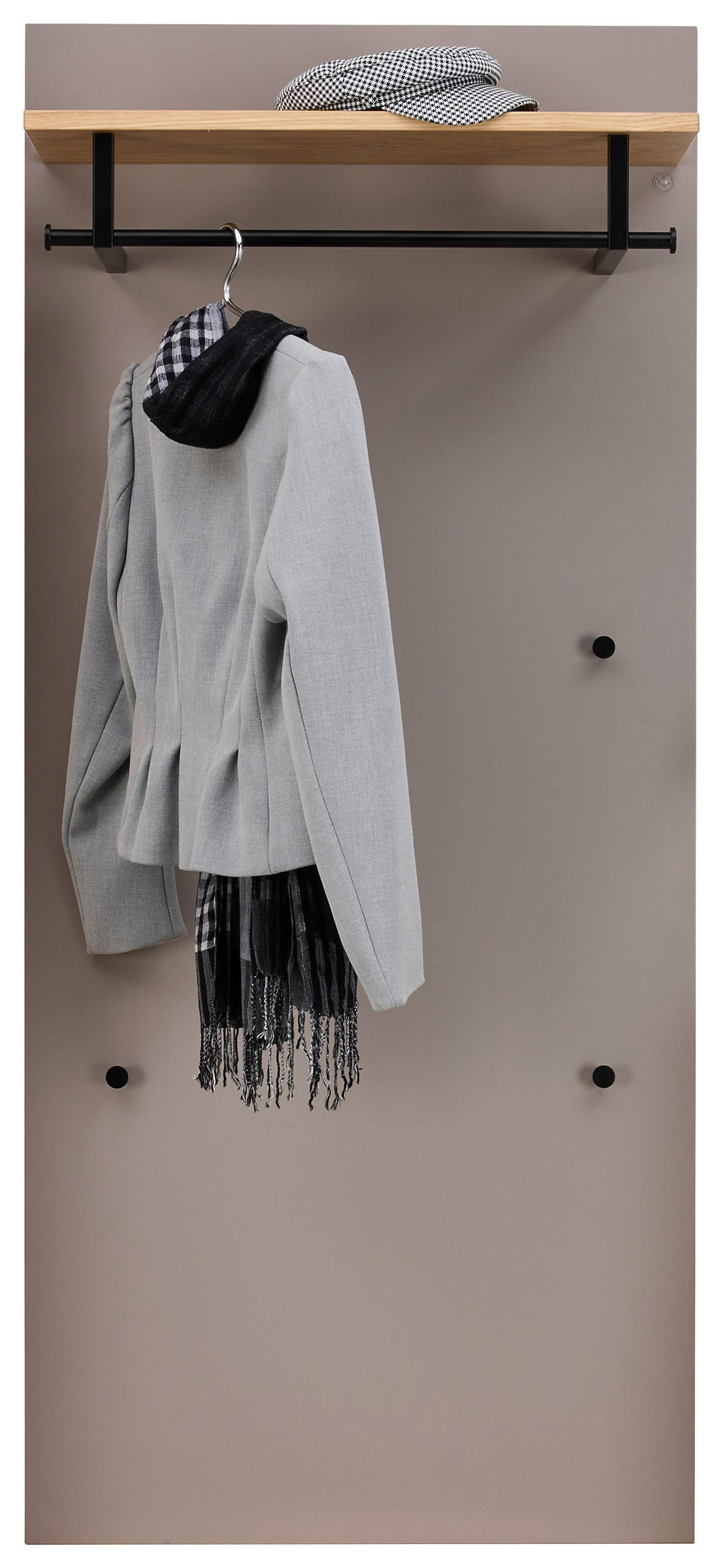 GARDEROBENPANEEL  in 68/154/29 cm  - Eiche Bianco/Greige, Design, Holzwerkstoff (68/154/29cm) - Moderano
