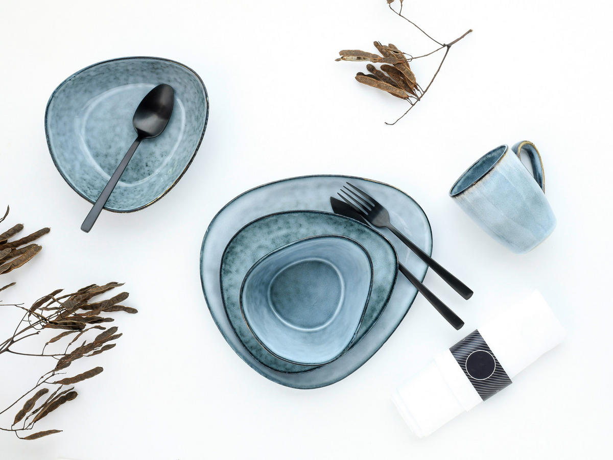 KOMPLETT SERVIS 10 delar  - grå, Trend, keramik (34/29,5/36cm) - Creatable