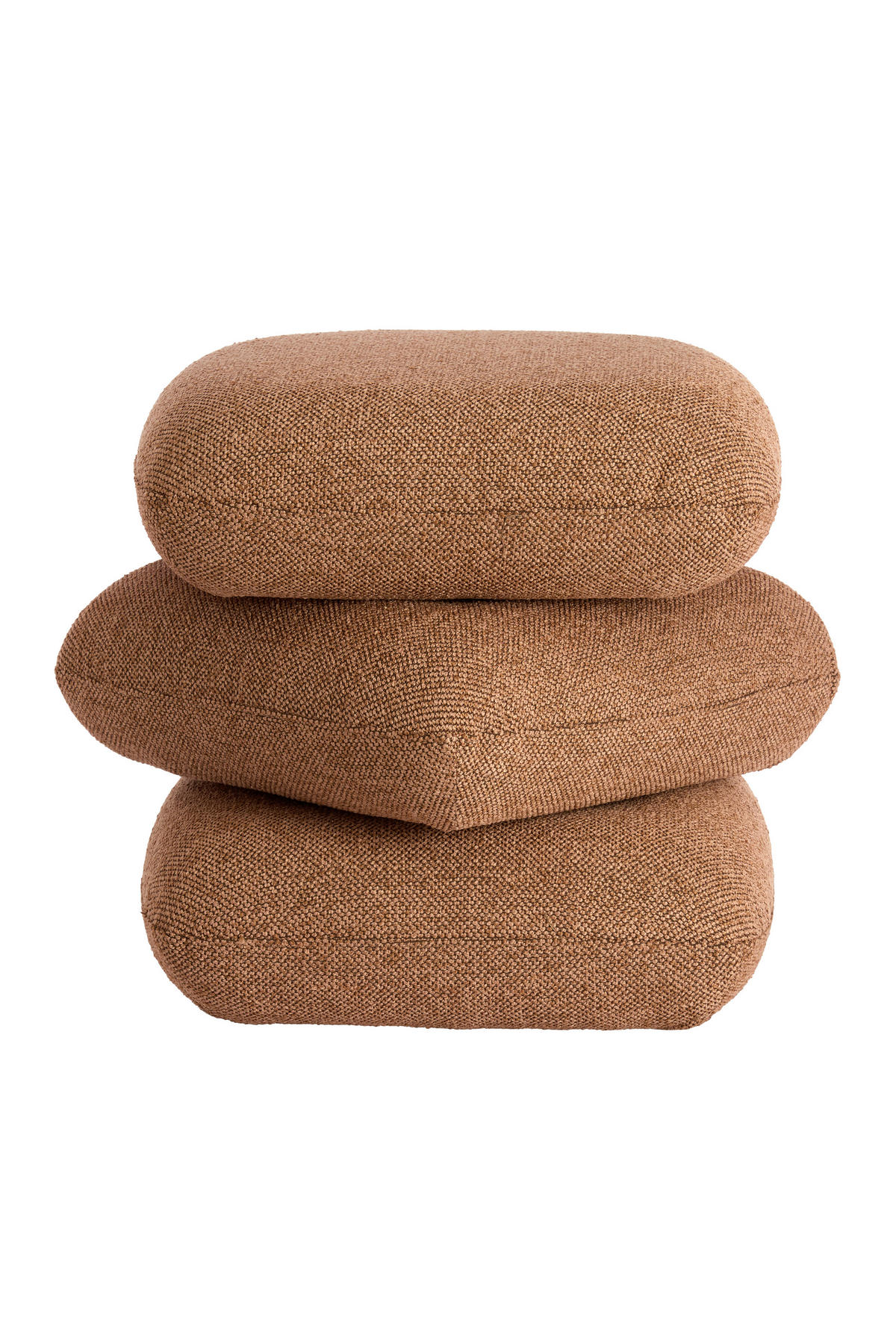 POUF LAURIE 44,5/44,5/44,5 cm  - Terracotta, Basics, Textil (44,5/44,5/44,5cm) - Light & Living