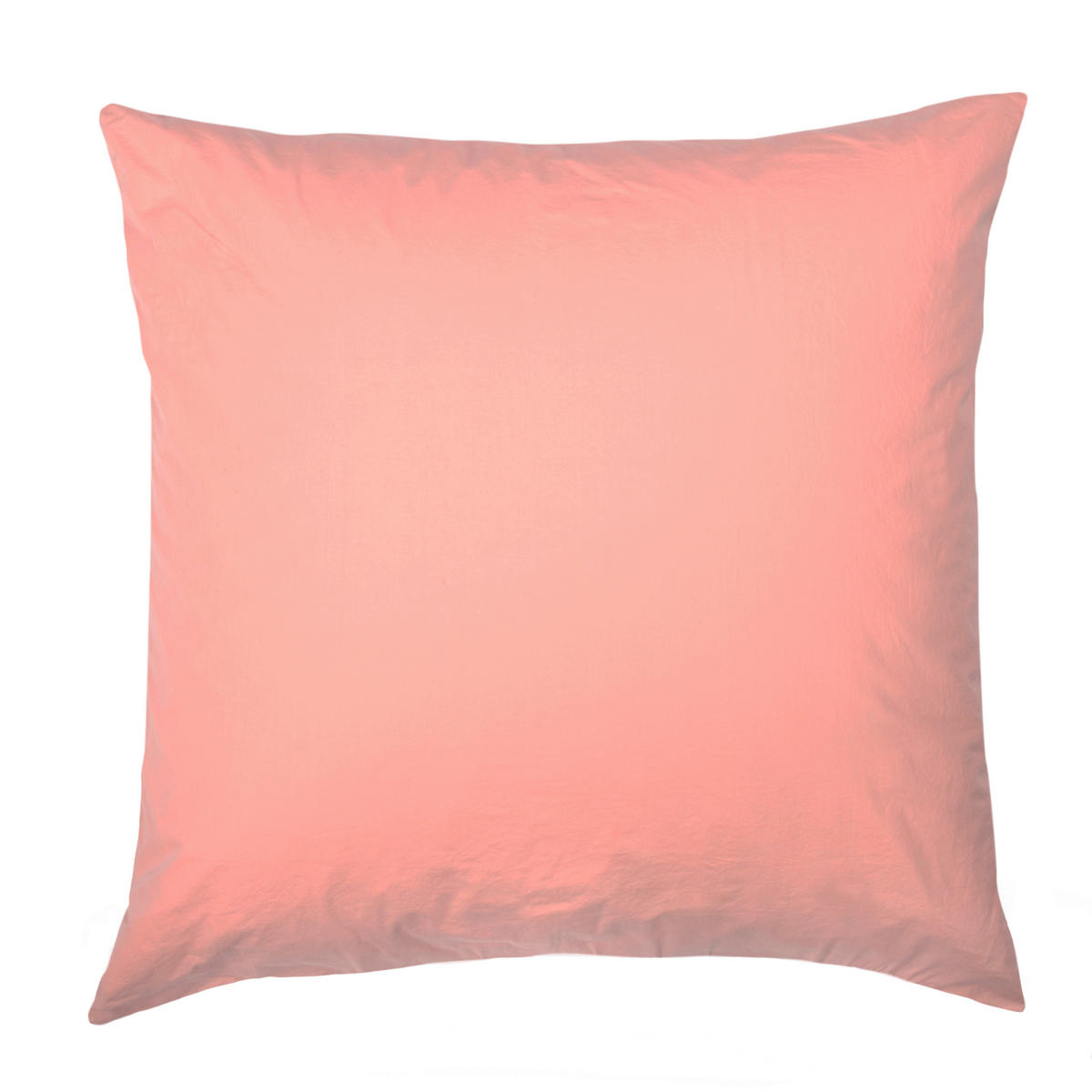 KISSENHÜLLE EASY 80/80 cm  - Koralle, Basics, Naturmaterialien/Textil (80/80cm) - Zoeppritz