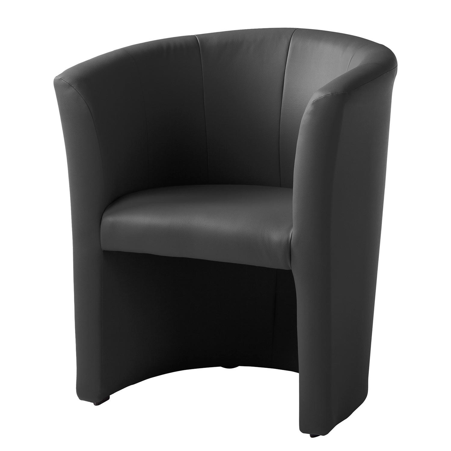 COCKTAILSESSEL - Schwarz, Design, Kunststoff/Textil (66/75/56cm) - P & B