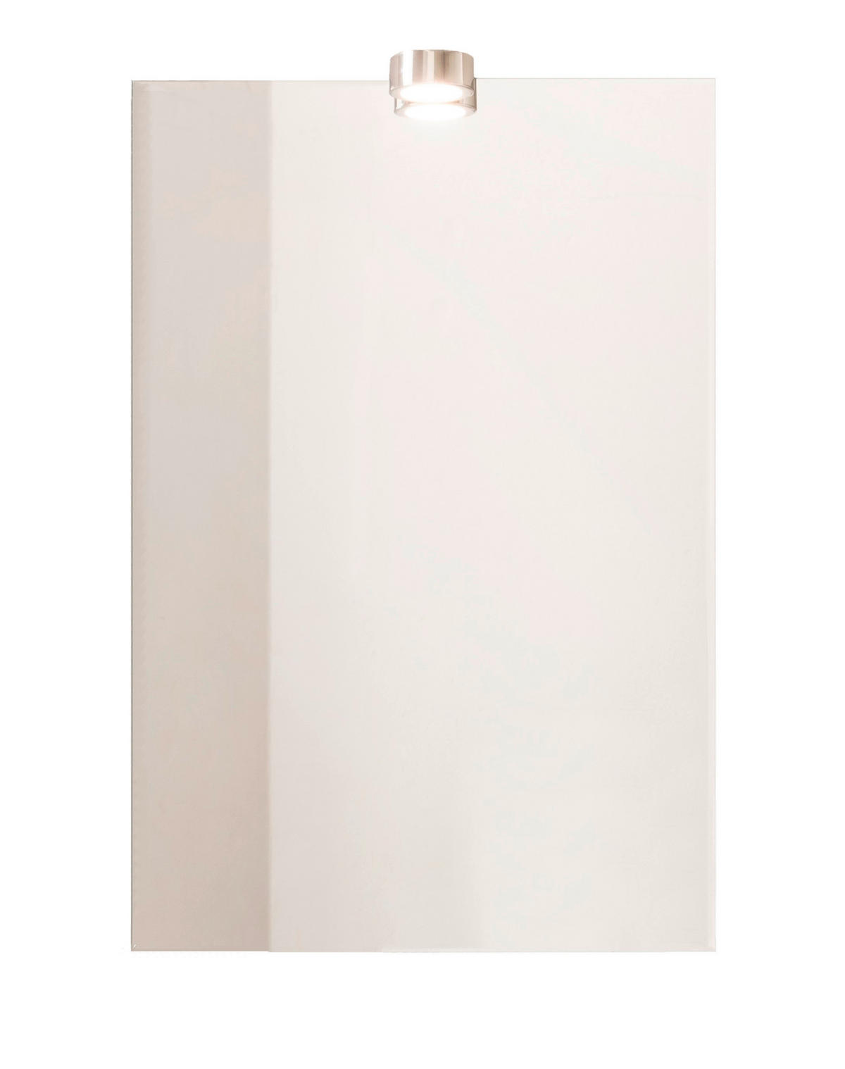 GÄSTEBAD - Weiss/Anthrazit, Konventionell, Glas/Holzwerkstoff (50cm) - Xora