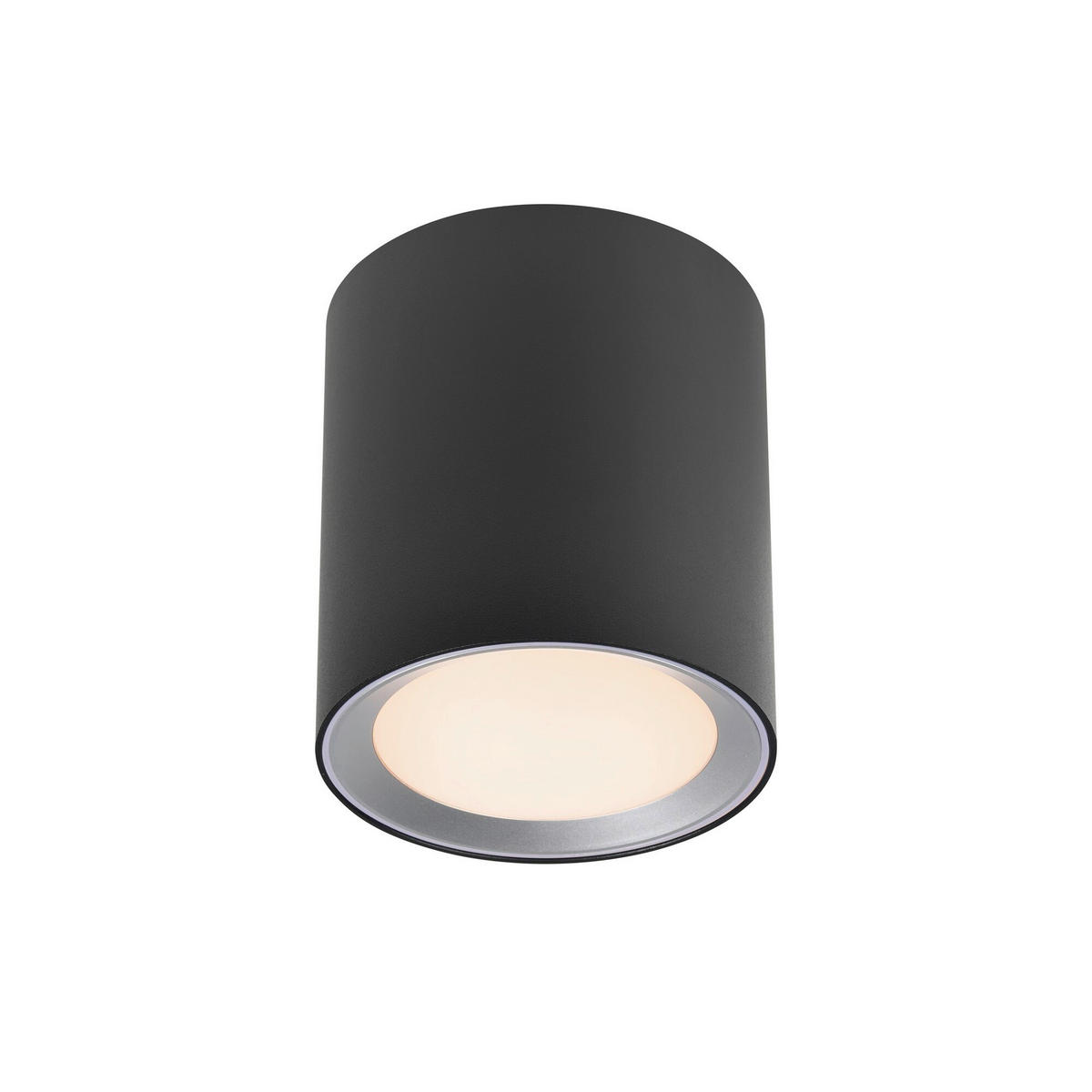BADEZIMMER-DECKENLEUCHTE  12,5/14 cm    - Schwarz, Basics, Metall (12,5/14cm) - Nordlux