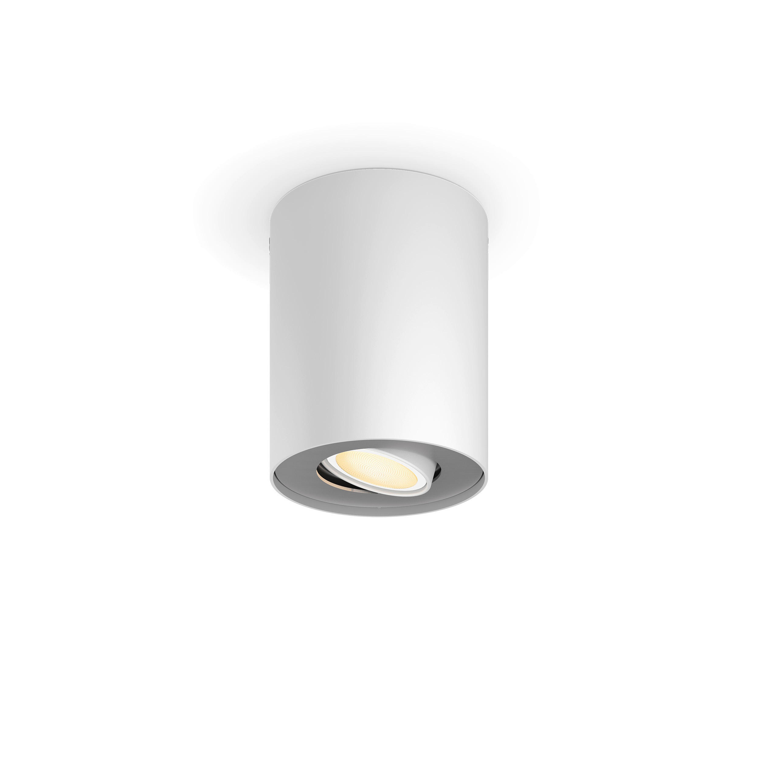 LED-STRAHLER Pillar 10,3/12/10,3 cm   - Weiß, Basics, Metall (10,3/12/10,3cm) - Philips HUE