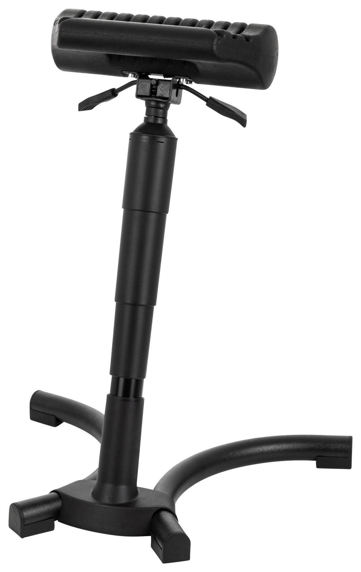 STEHHILFE  Schwarz  - Schwarz, Basics, Kunststoff/Metall (55/65-82/44cm) - MID.YOU