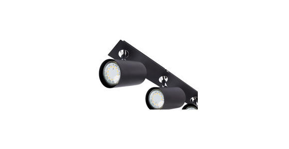 STRAHLER 40/7/15 cm - Schwarz, Basics, Metall (40/7/15cm) - Novel