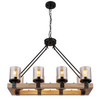 HÄNGLAMPA Lila 75/31,5/100 cm  - grå/svart, Natur, metall/glas (75/31,5/100cm) - Globo