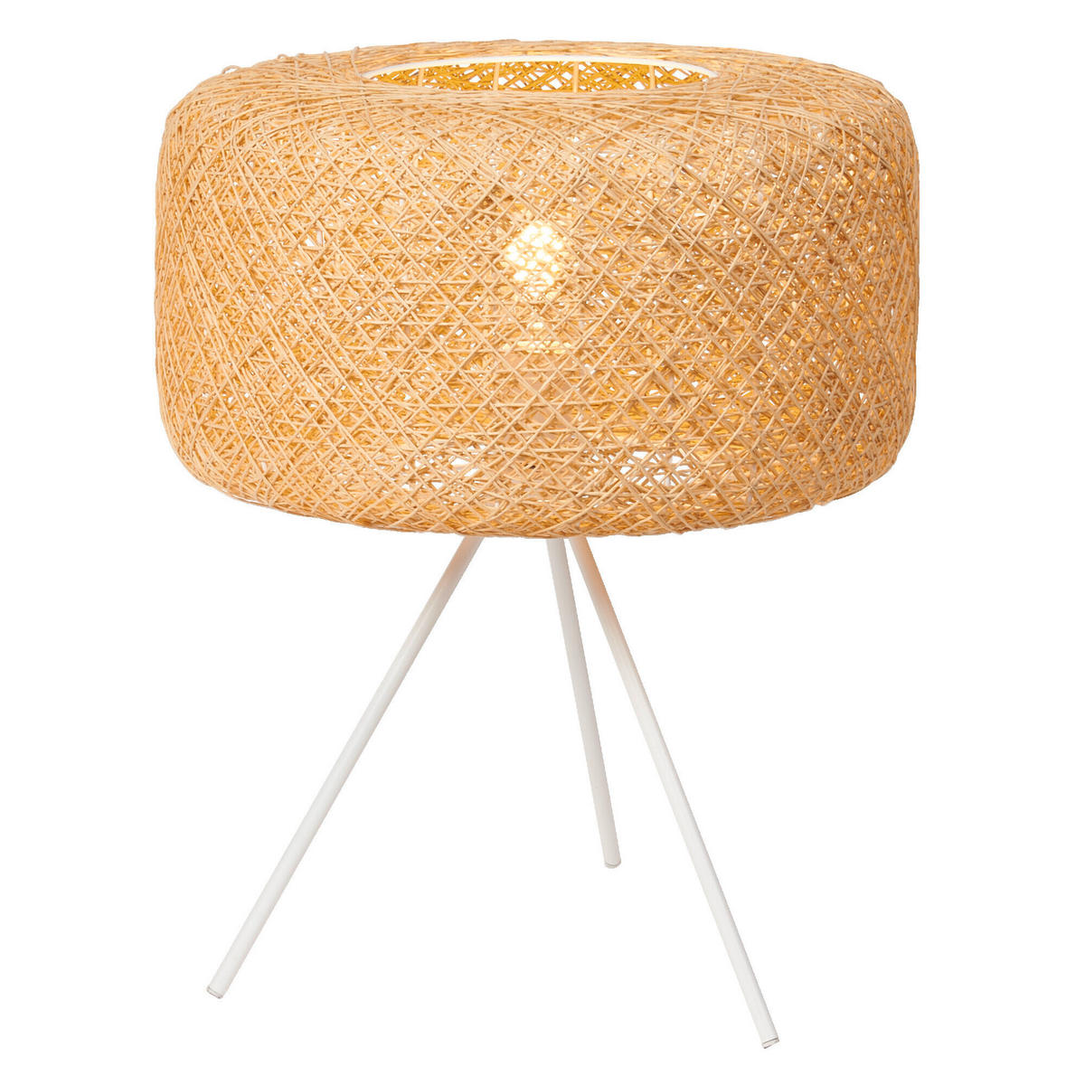 TISCHLEUCHTE 40/48,5 cm   - Beige, Natur, Papier/Metall (40/48,5cm) - Ledvance
