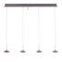 LED-HÄNGELEUCHTE - Alufarben/Weiß, LIFESTYLE, Kunststoff/Metall (90/200cm)