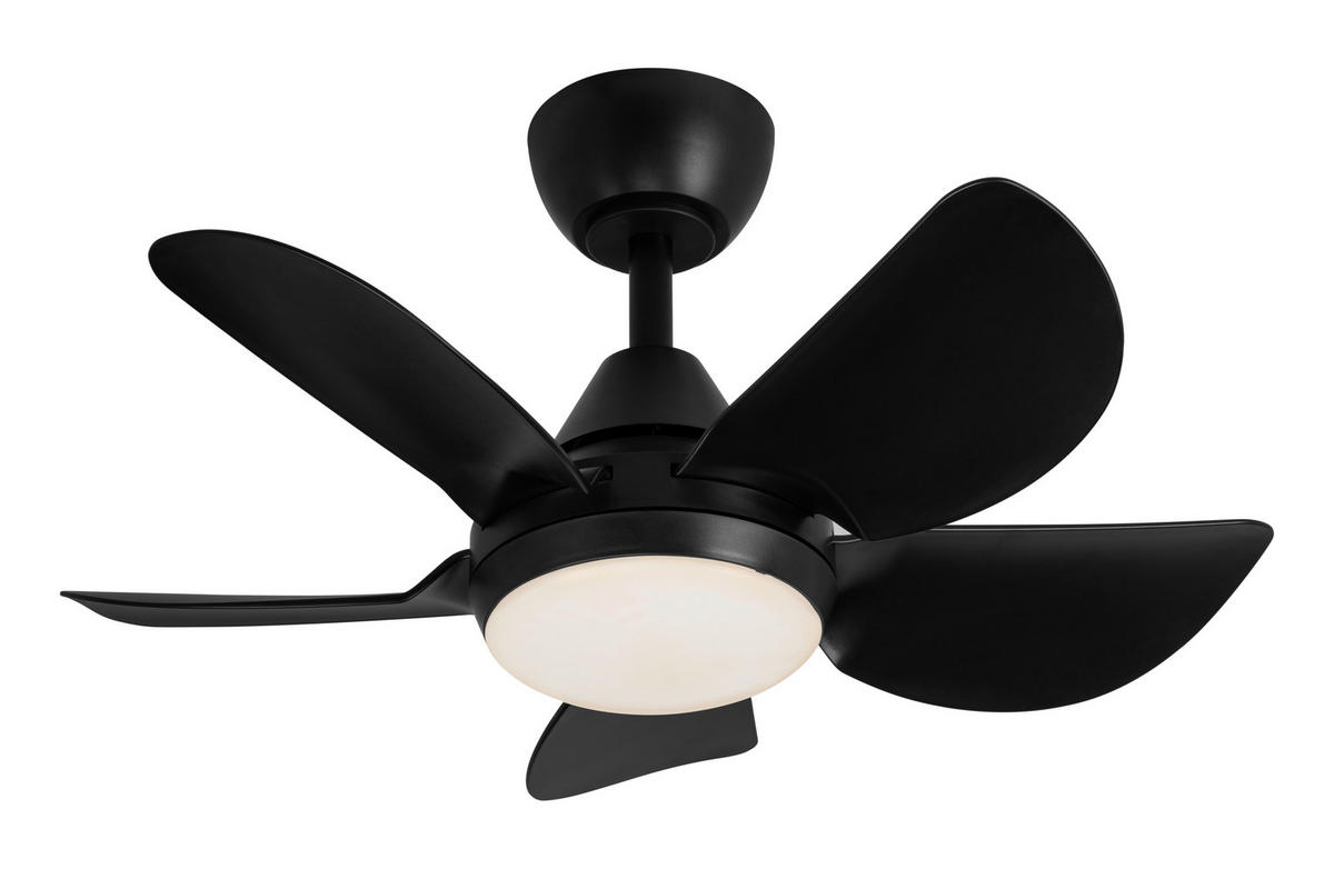 PLAFONSKI VENTILATOR - crna, Osnovno, metal/plastika (76cm) - Mican