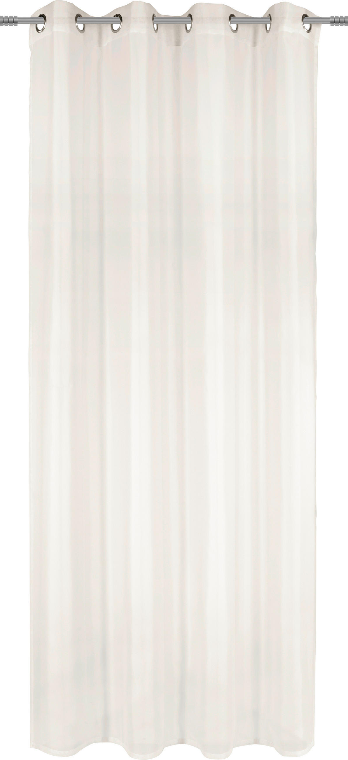 ÖSENSCHAL UNI VOILE transparent 140/245 cm   - Naturfarben, Basics, Textil (140/245cm) - Boxxx