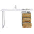 SCHREIBTISCH Eichefarben, Weiß - Eichefarben/Weiß, MODERN, Metall (140/76/60cm) - Xora SCHREIBTISCH Eichefarben, Weiß - Eichefarben/Weiß, MODERN, Metall (140/76/60cm) - Xora