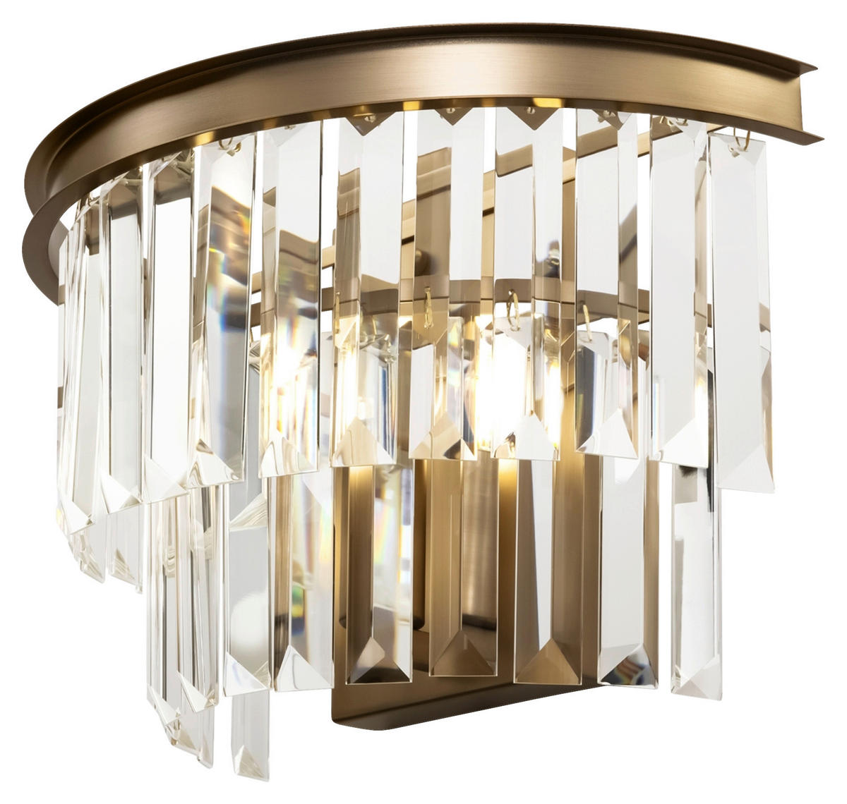 WANDLEUCHTE - Messingfarben, Basics, Glas/Metall (16,5/24,5/33cm) - MAYTONI