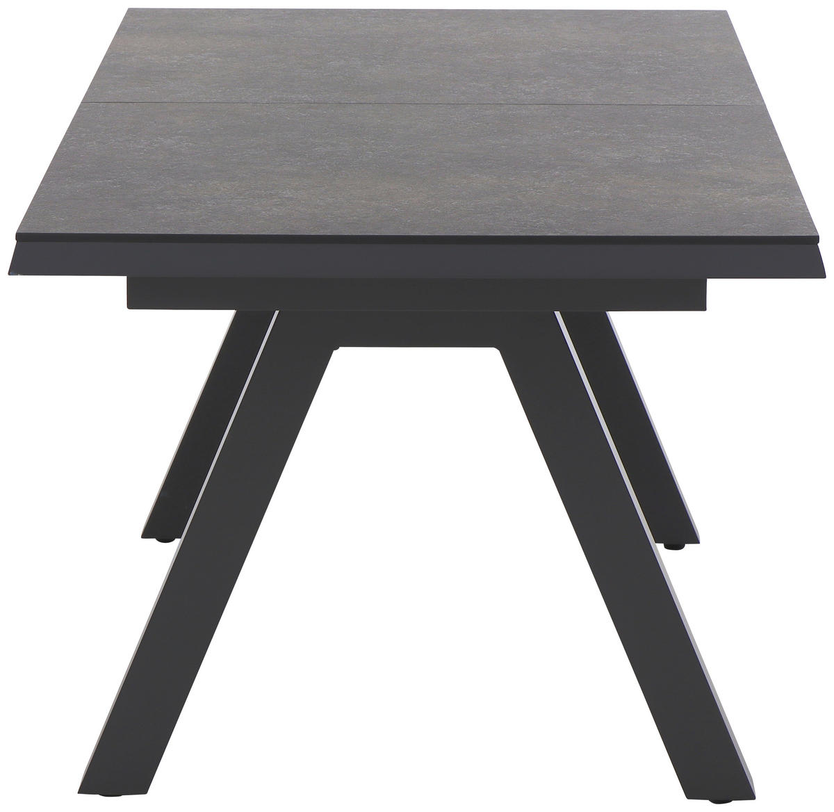 GARTENTISCH 160-200/90/77 cm Metall rechteckig  - Anthrazit/Graphitfarben, Basics, Kunststoff/Metall (160-200/90/77cm) - Siena Garden