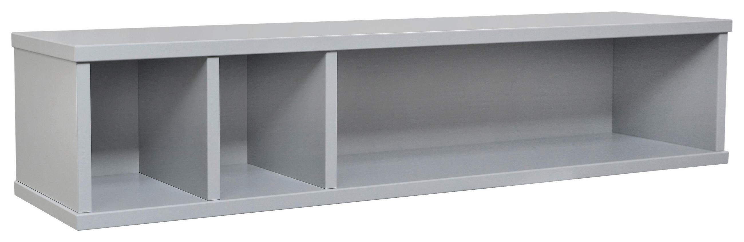 WANDREGAL Grau  - Grau, Design, Holzwerkstoff (110/19,6/20cm) - Stylife