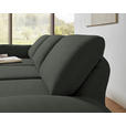 ECKSOFA  in Flachgewebe Grün  175-224/255-365 cm  - Schwarz/Grün, Design, Textil/Metall (175-224/255-365cm) - Dieter Knoll