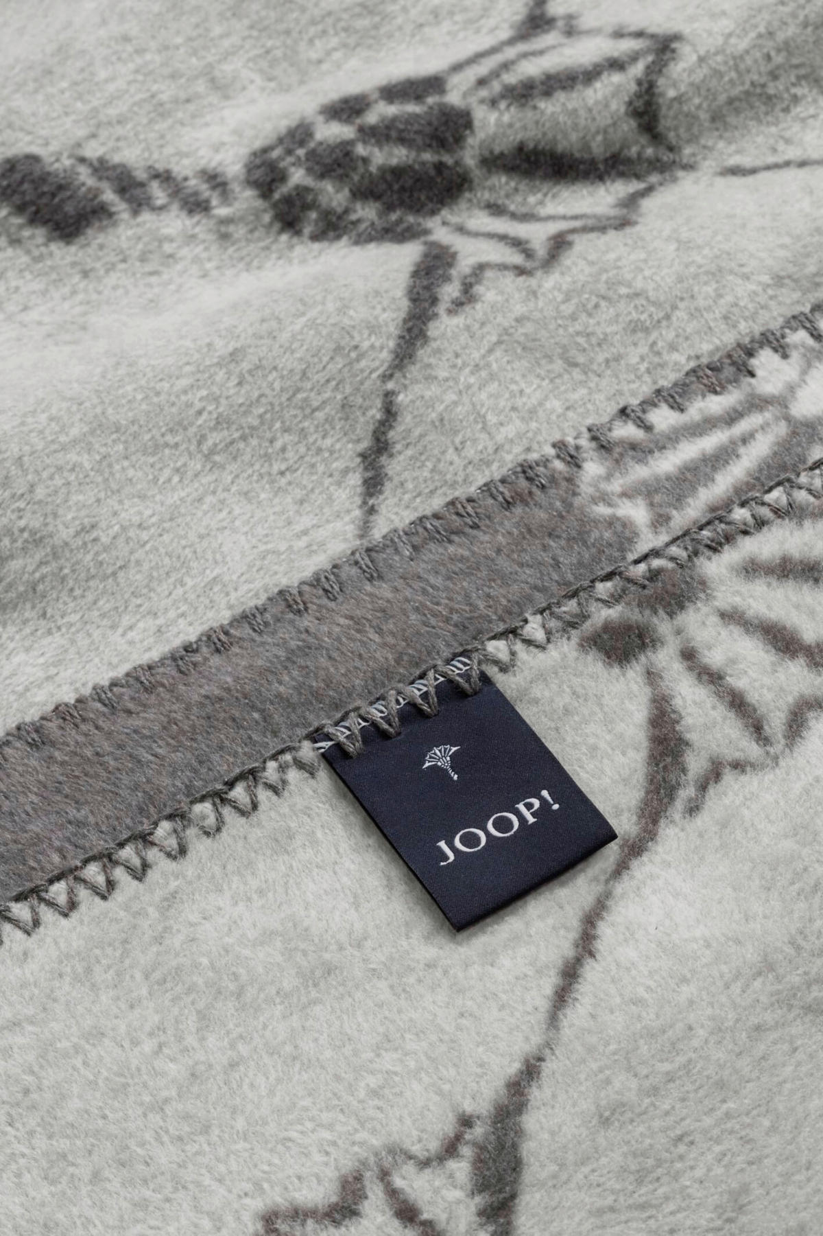 DECKE 150/200 cm  - Schieferfarben/Hellgrau, Basics, Textil (150/200cm) - Joop!