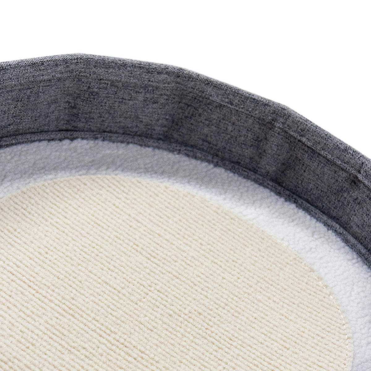 TIERHAUS - Grau, MODERN, Textil (38/38/38cm) - MID.YOU