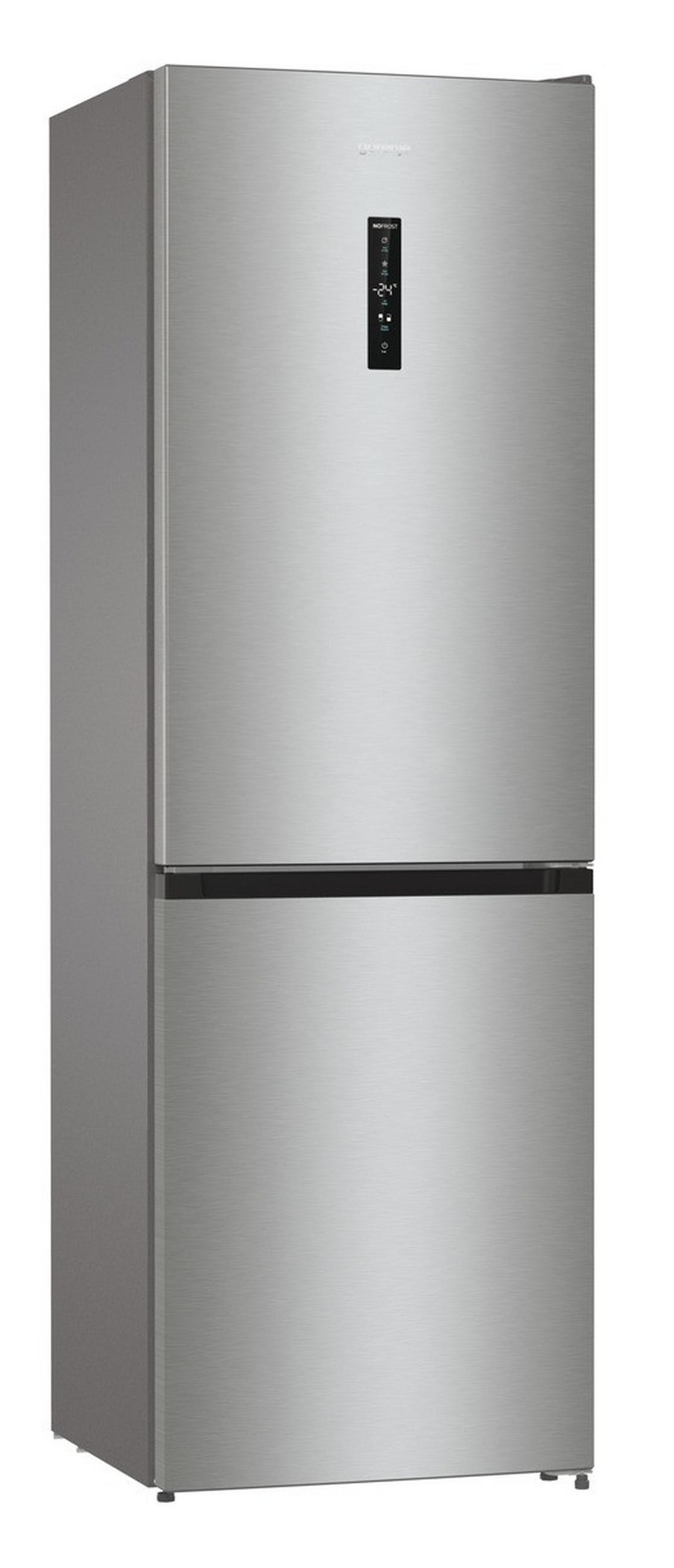 KÜHL-GEFRIER-KOMBINATION N61EA2XL4  - Edelstahlfarben, Basics, Glas/Kunststoff (60/185/59,2cm) - Gorenje