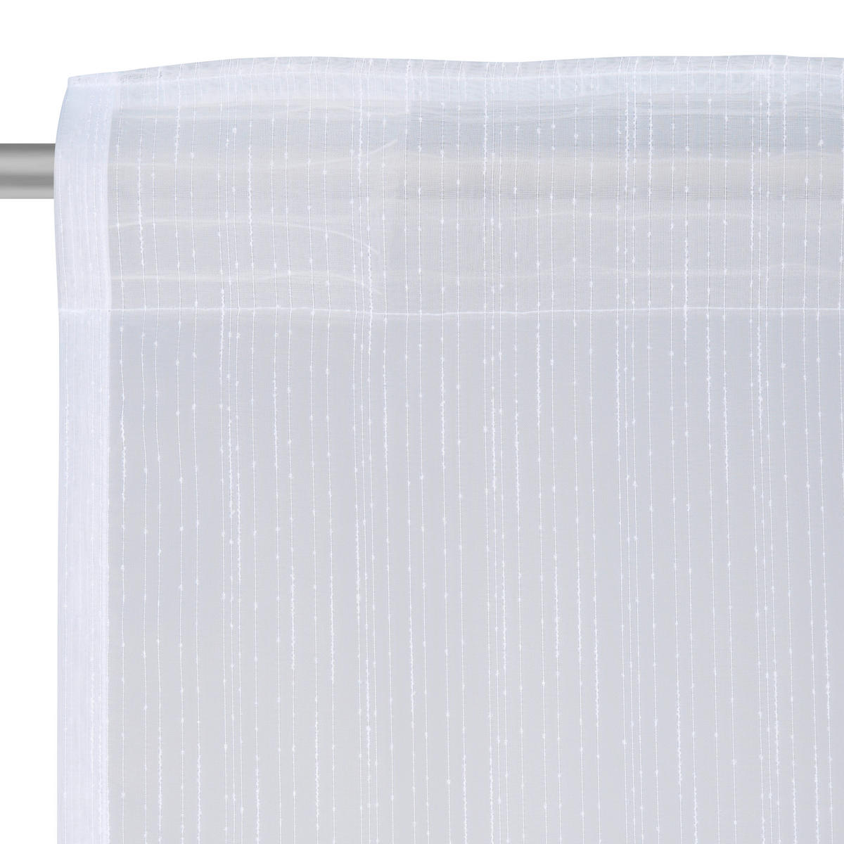 KOMBINIRANA ZAVESA  prosojno   140/245 cm  - bela, Basics, tekstil (140/245cm) - Esposa