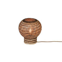 TISCHLEUCHTE 25/27 cm  - Braun/Naturfarben, Basics, Naturmaterialien (25/27cm) - Good & Mojo