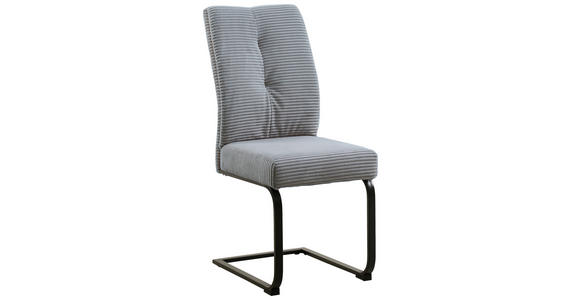 SCHWINGSTUHL  Stoffauswahl Cord  - Schwarz/Grau, Design, Textil/Metall (44/99/62cm) - Carryhome