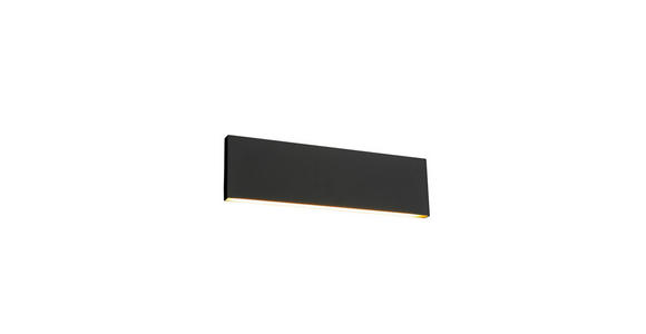 LED-WANDLEUCHTE 28/4,5/8 cm  - Schwarz, Design, Kunststoff/Metall (28/4,5/8cm) - Novel