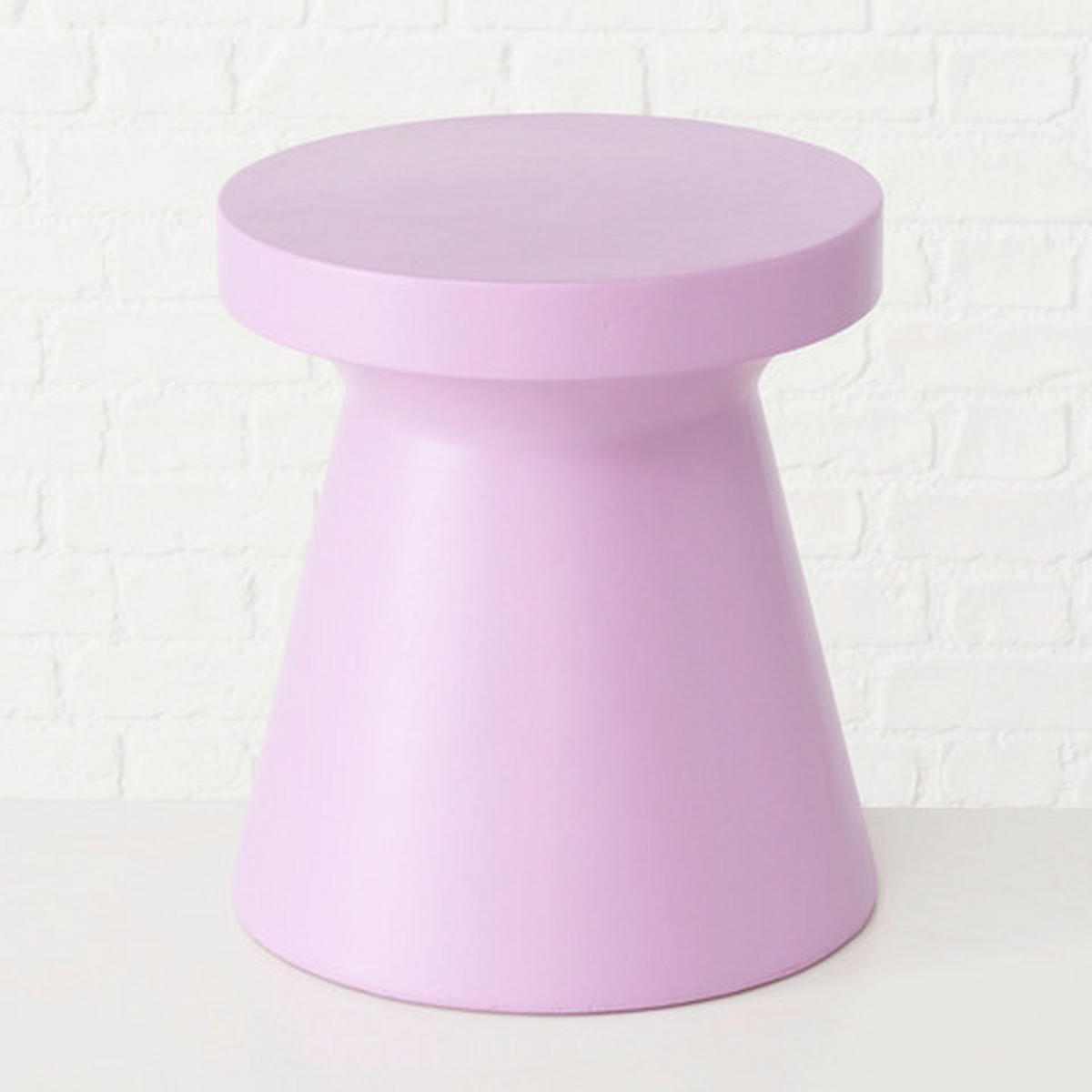 BEISTELLTISCH Pink rund  - Pink, Basics, Keramik/Kunststoff (35/39,5cm) - Boltze Home