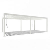 PERGOLA 360/255/720 cm   - Weiß Hochglanz, Basics, Metall (360/255/720cm) - Gardenson
