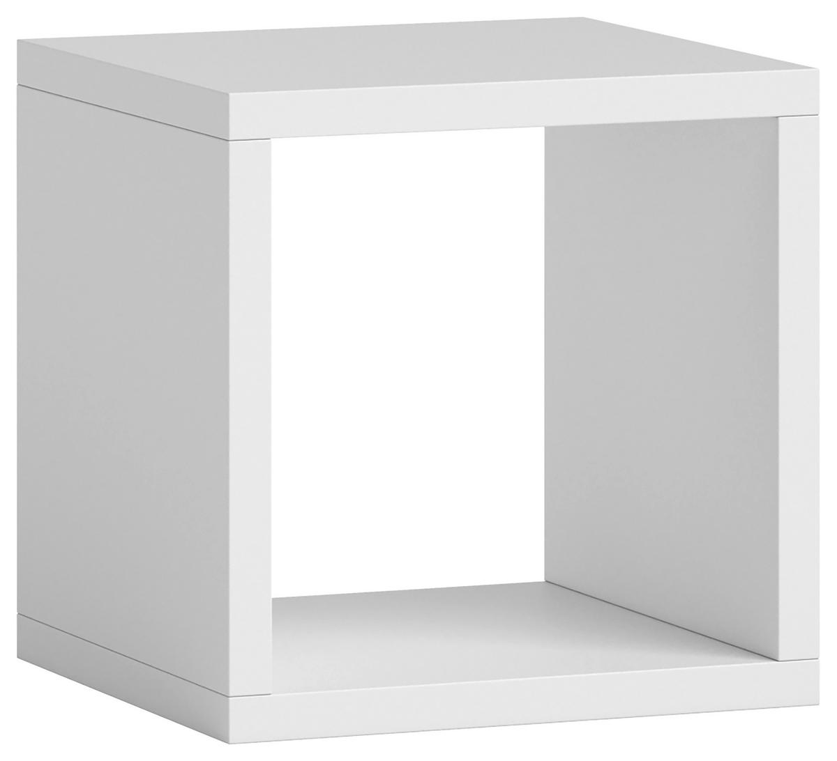 RAUMTEILER - Weiß, Design, Holzwerkstoff (41/38/41cm) - Carryhome