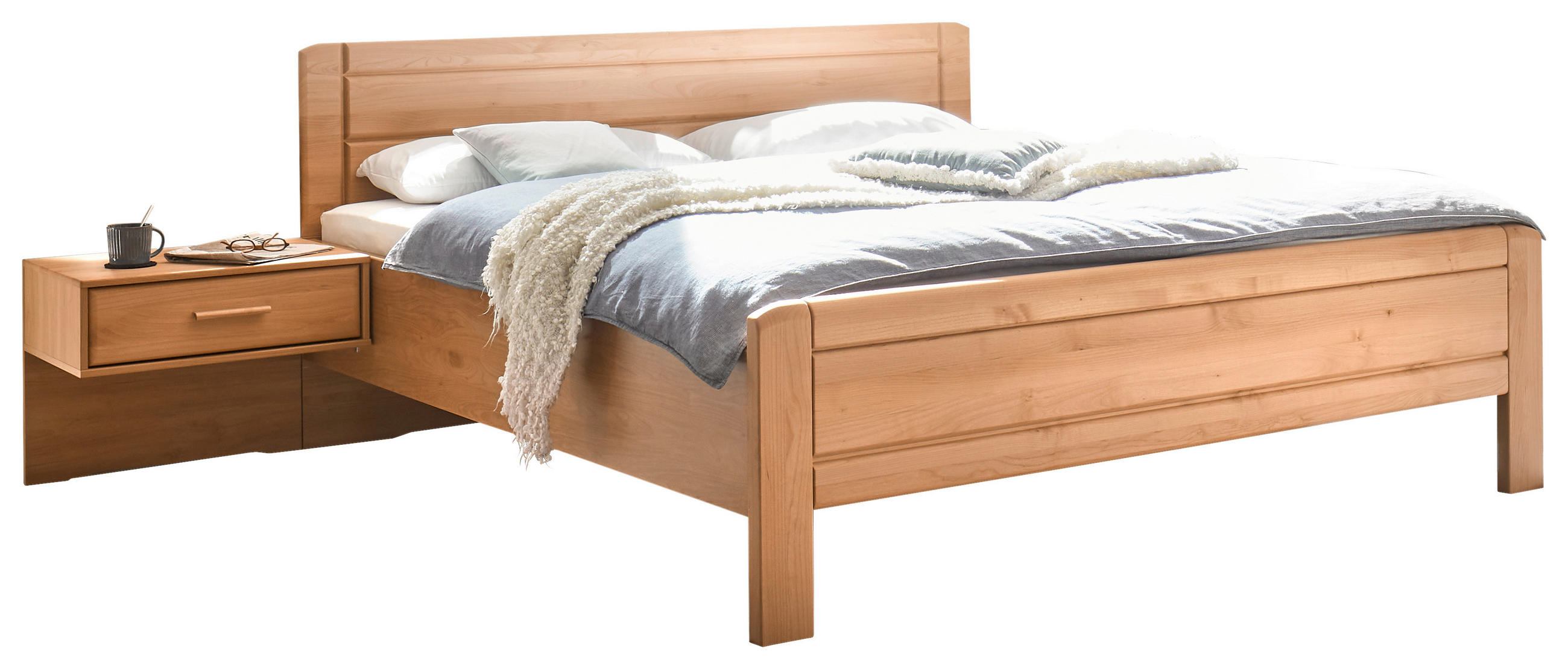 BETTANLAGE 180/200 cm  in Erlefarben   - Erlefarben, Konventionell, Holz/Holzwerkstoff (180/200cm) - Venda