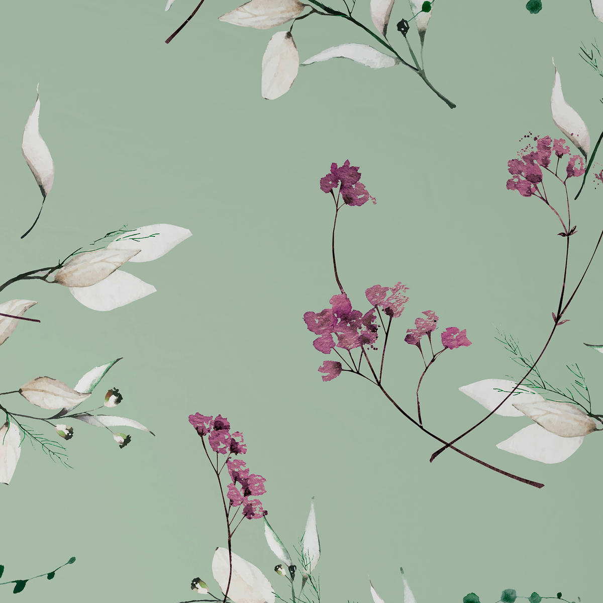 BETTWÄSCHE Satin 140/200 cm  - Grün, KONVENTIONELL, Textil (140/200cm) - Esposa