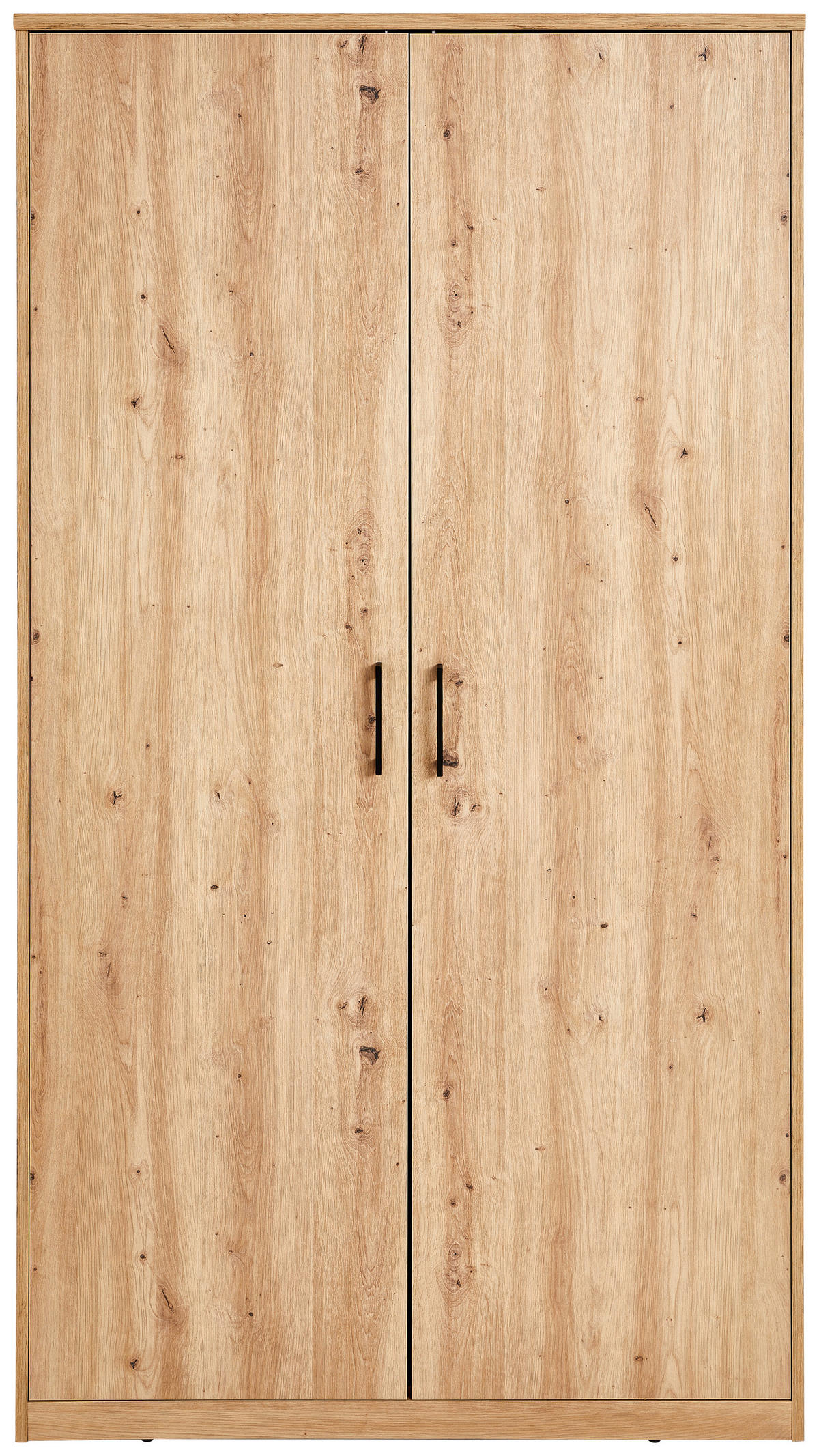 DULAP CU UȘI ROTATIVE stejar Artisan  - stejar Artisan/negru, Basics, metal/material pe bază de lemn (106/194/54cm) - Xora