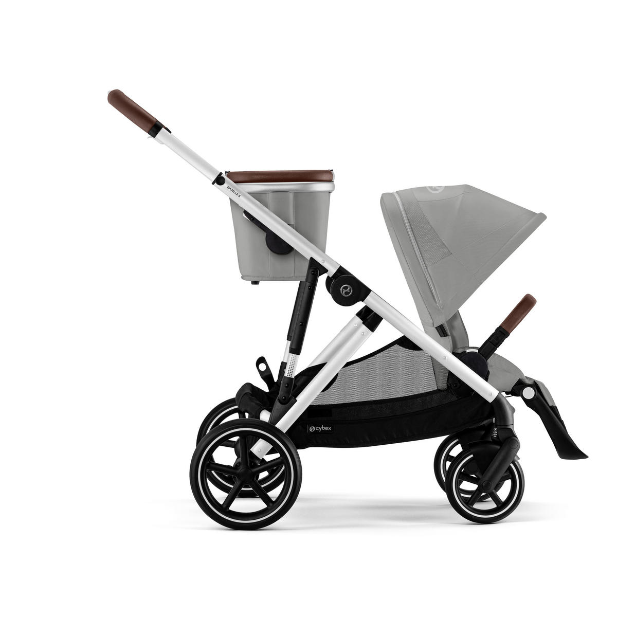 KINDERWAGEN Gazelle S  - Silberfarben/Grau, Basics, Kunststoff/Textil (106/65/110cm) - Cybex