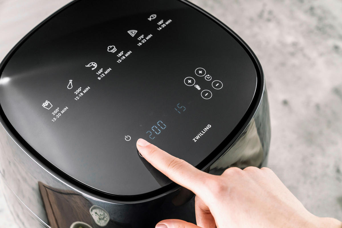 HEIßLUFTFRITTEUSE ZWILLING ENFINIGY 4 L  - Schwarz, Basics, Kunststoff - Zwilling