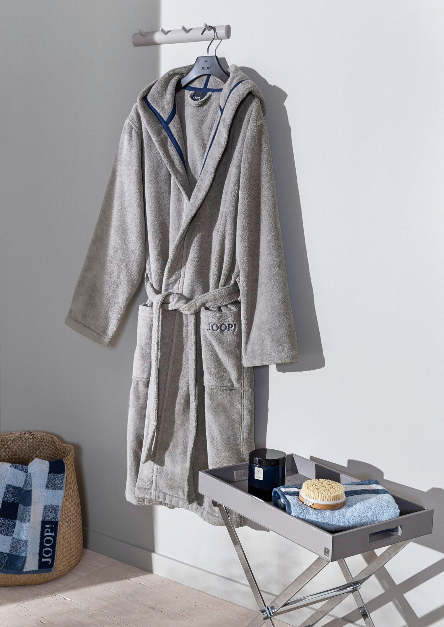BADEMANTEL 50/52 Herren  - Grau, Basics, Textil (50/52null) - Joop!