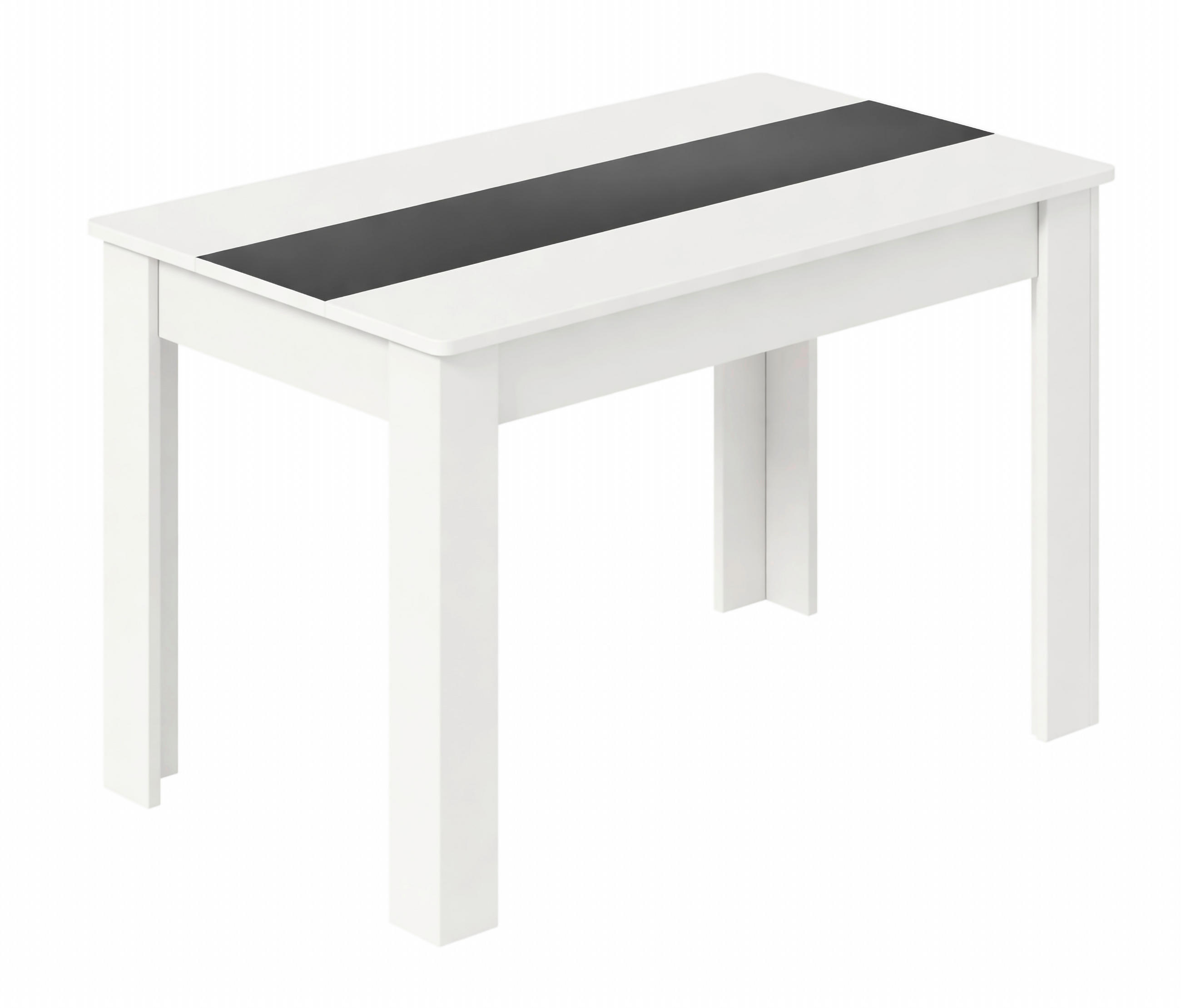 ESSTISCH      - Anthrazit/Weiß, MODERN, Holzwerkstoff (115/80/75cm) - MID.YOU