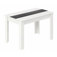 ESSTISCH      - Anthrazit/Weiß, MODERN, Holzwerkstoff (140/80/75cm) - MID.YOU