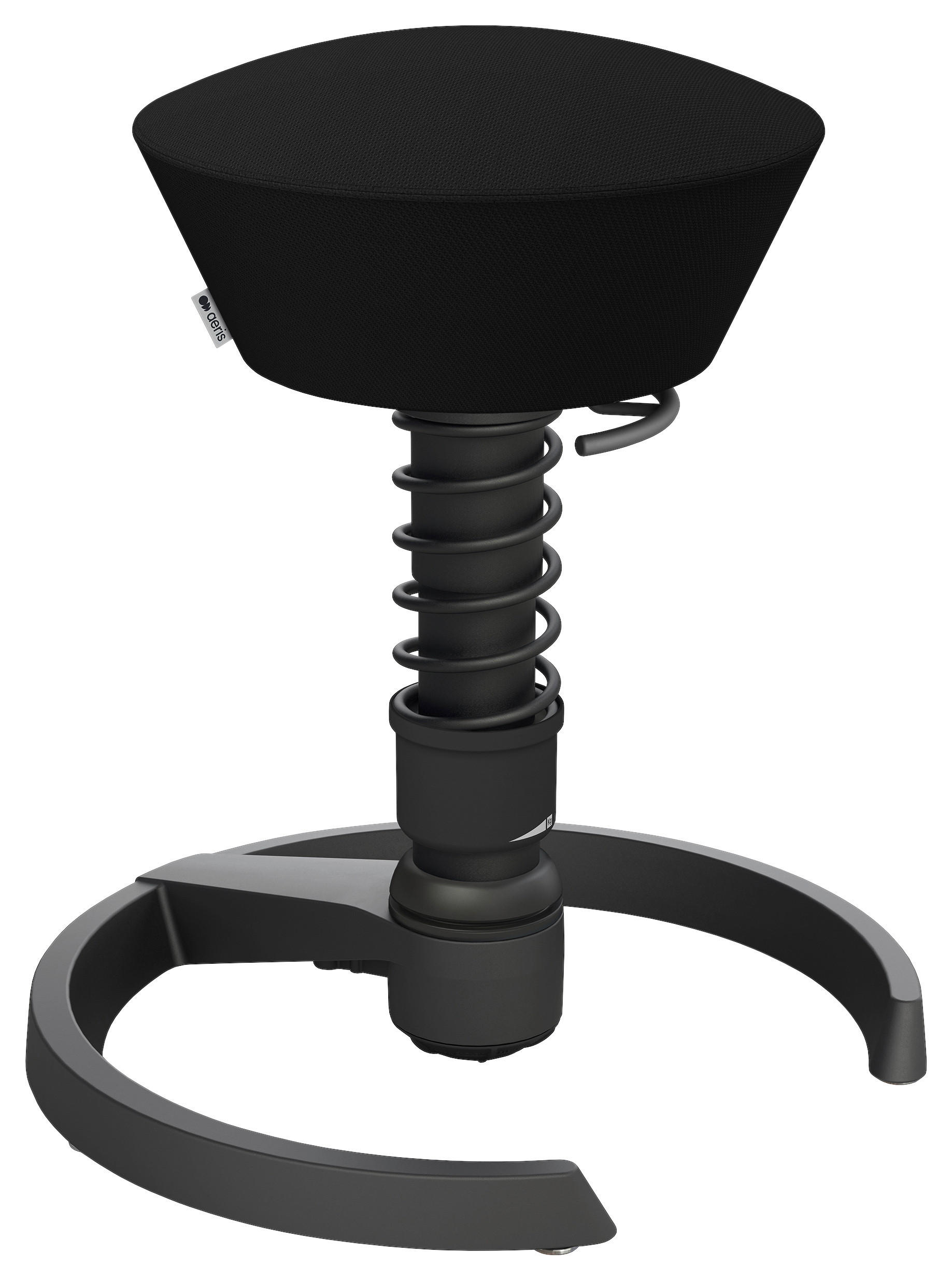 BÜROHOCKER 55/45,66/55 cm  - Schwarz, Basics, Textil/Metall (55/45,66/55cm) - Aeris