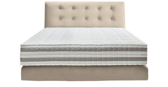 BOXSPRINGBETT 160/200 cm  in Naturfarben  - Naturfarben, KONVENTIONELL, Holz/Textil (160/200cm) - Dieter Knoll