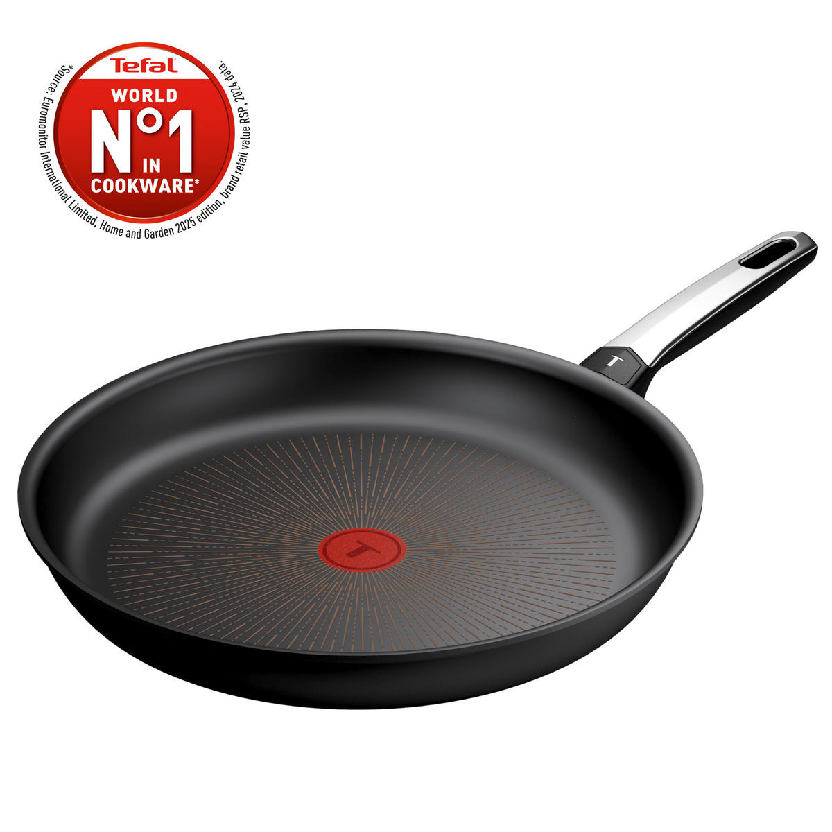 PFANNE Excellence G7 32 cm  - Schwarz, Basics, Metall (32cm) - Tefal