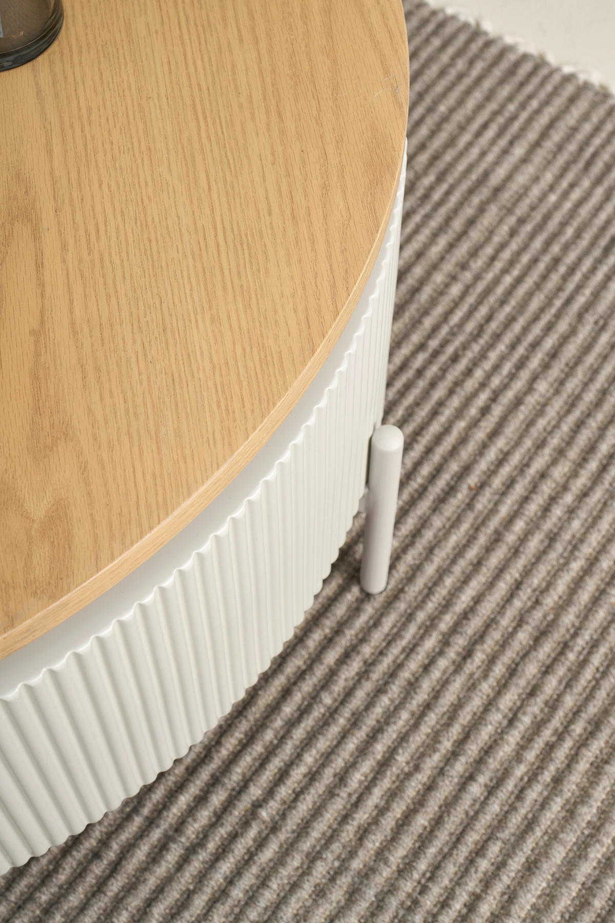 COUCHTISCH 80/80/40 cm Holzwerkstoff Stauraum  - Eiche Bianco, Modern, Holzwerkstoff (80/80/40cm) - Schöner Wohnen