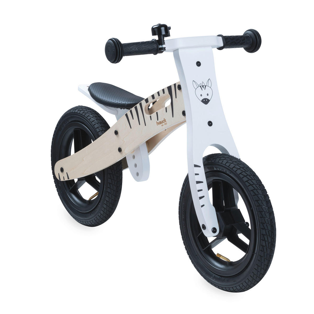 LAUFRAD BALANCE N RIDE  - Schwarz/Weiß, Basics, Holz/Kunststoff (39,5/55/85cm) - Hauck