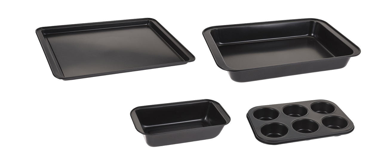 BAKFORMSET - svart, Basics, metall