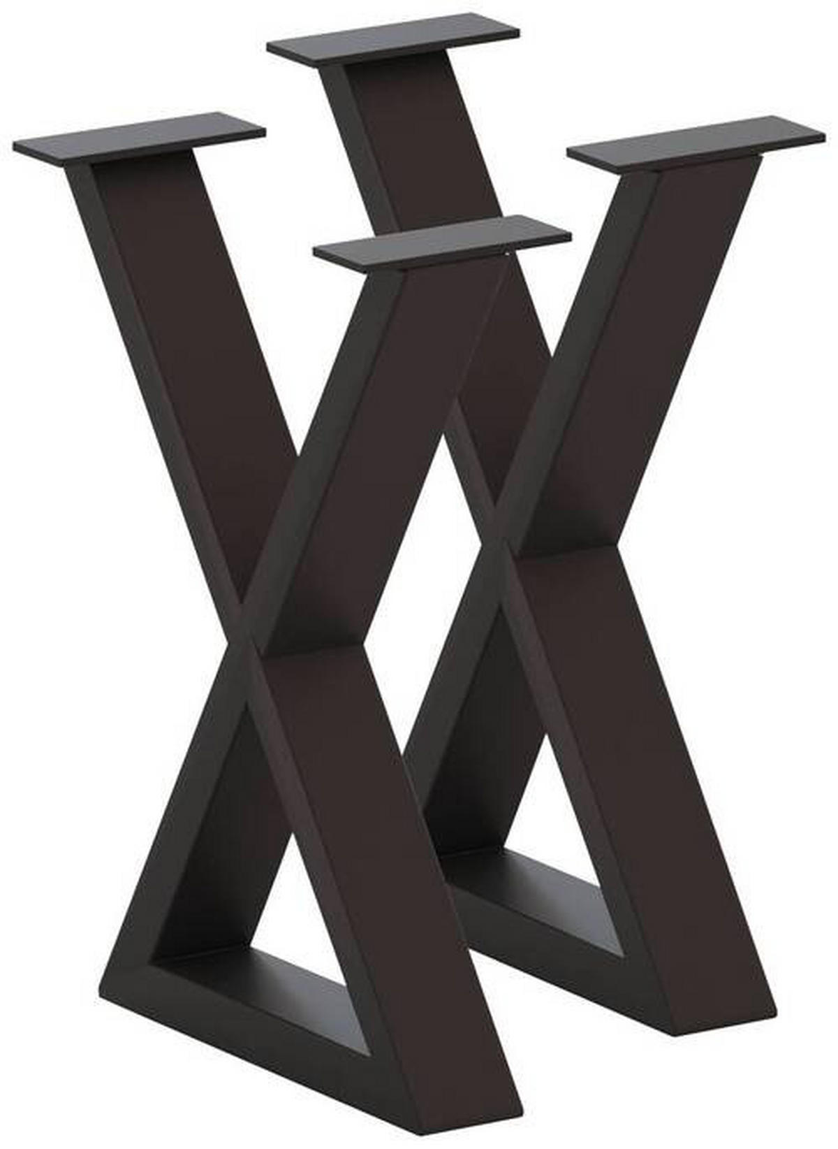 BANKGESTELL 6/45/32 cm  - Anthrazit, Design, Metall (6/45/32cm) - Waldwelt