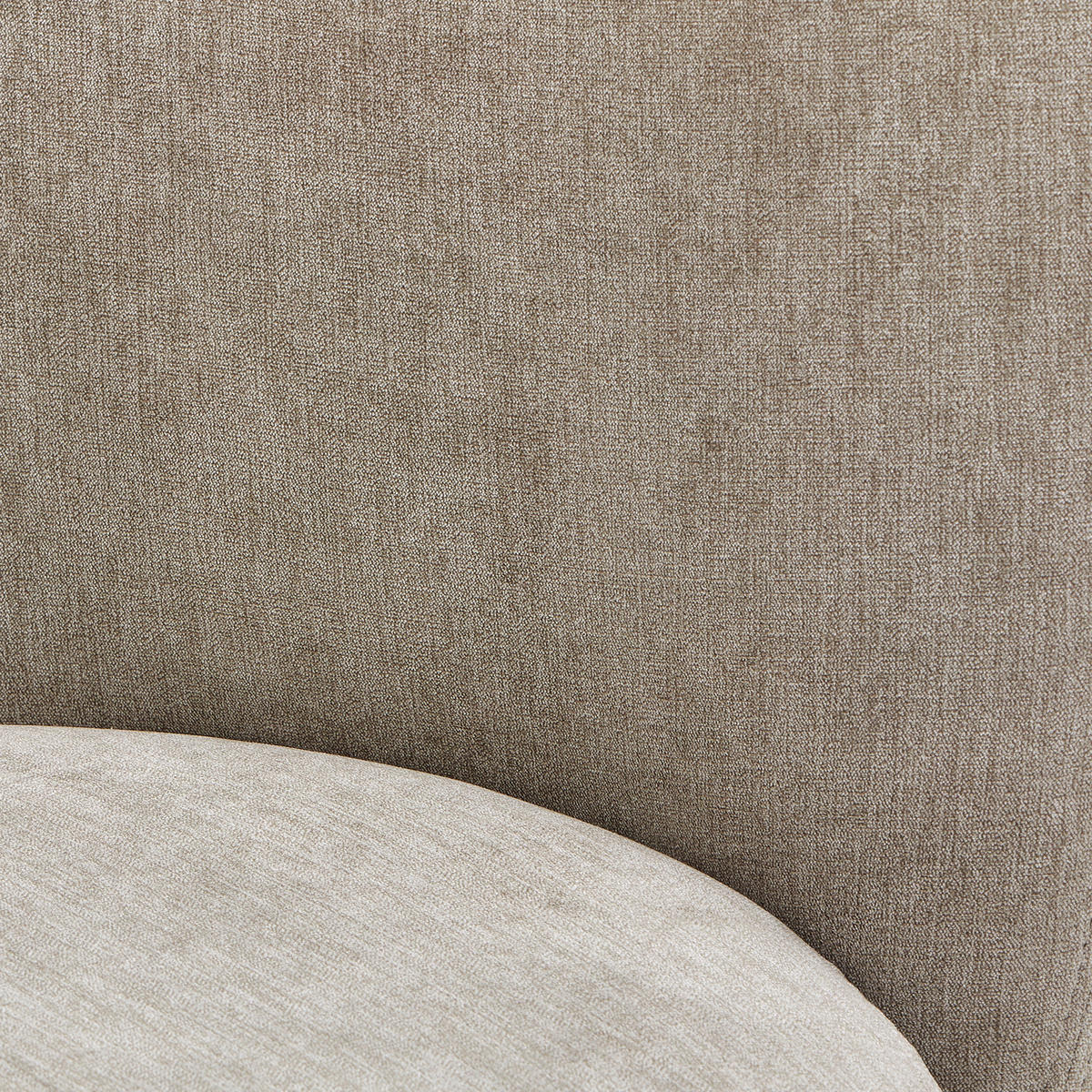 FÅTÖLJ i textil sandfärgad  - sandfärgad/svart, Design, metall/textil (92/80/84cm) - Livetastic